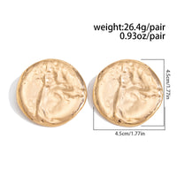 Thumbnail for Geometric Chunky Moon Stud Earrings