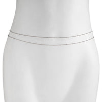 Thumbnail for 2 Pcs Minimalist Gold Silver Tone Saturn Waist Chain Set - ArtGalleryZen