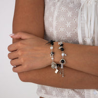 Thumbnail for 2 Pcs Strawberry Heart Letter Charm Pearl Star Chain Bracelet Set - ArtGalleryZen