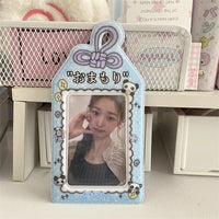 Thumbnail for Kawaii Pastel Animal Keychain Photocard Holder - Cute Card Display