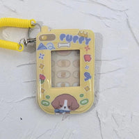 Thumbnail for Foldable Phone Shaped Photocard Holder Keychain - PVC Card Case