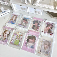 Thumbnail for Kawaii Animal Candy Bag Photocard Holder Keychain - PVC Card Case
