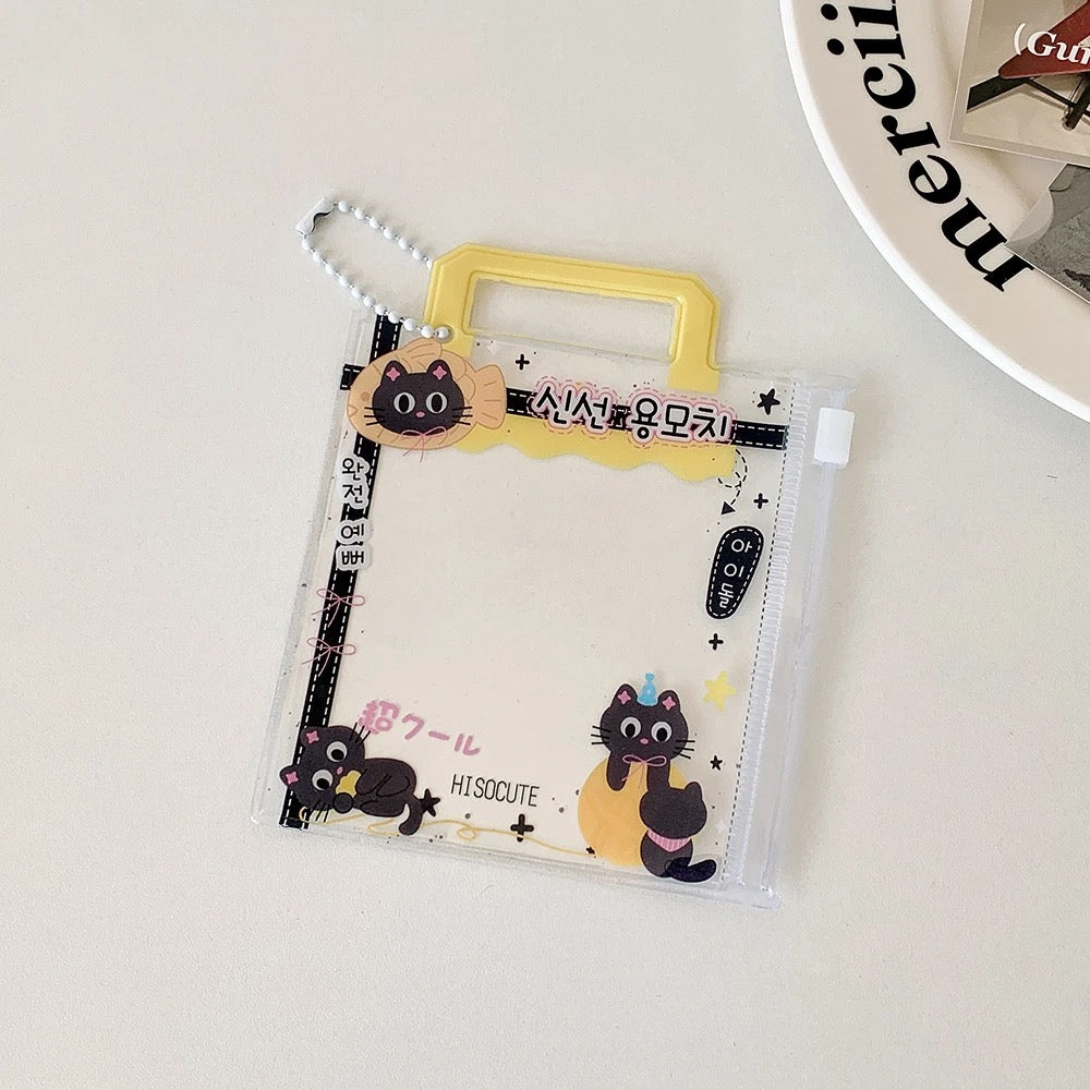 Mini Handbag Photocard Holder Keychain - Chic PVC Card Display Bag