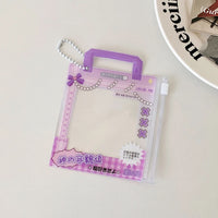 Thumbnail for Mini Handbag Photocard Holder Keychain - Chic PVC Card Display Bag