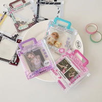 Thumbnail for Mini Handbag Photocard Holder Keychain - Chic PVC Card Display Bag