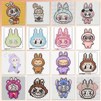 Thumbnail for 24/48 Colors 2.6mm Labubu Themed Fuse Beads Kit - ArtGalleryZen