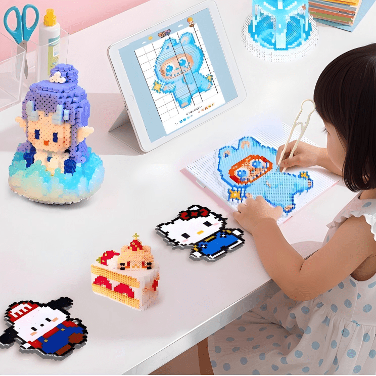 24/48 Colors 2.6mm Labubu Themed Fuse Beads Kit - ArtGalleryZen