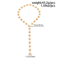 Thumbnail for Elegant Gold Silver Plated Bowknot Y Necklace