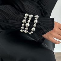 Thumbnail for 3 Pcs Chunky Gold Silver Plated Ball Chain Stackable Bracelet Set - ArtGalleryZen