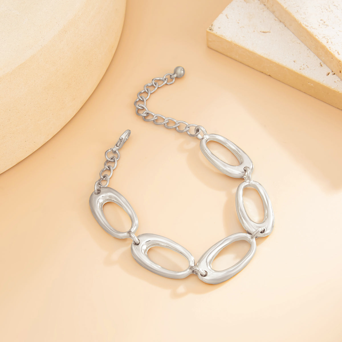 Geometric Chunky Hoop Cable Chain Choker Necklace Bracelet