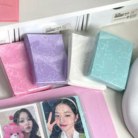 Thumbnail for 50Pcs/Pack Glitter Laser Heart Kpop Photocard Sleeves