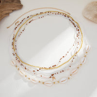 Thumbnail for 6 Pcs Boho Shell Starfish Charm Seed Beaded Waist Chain Set - ArtGalleryZen