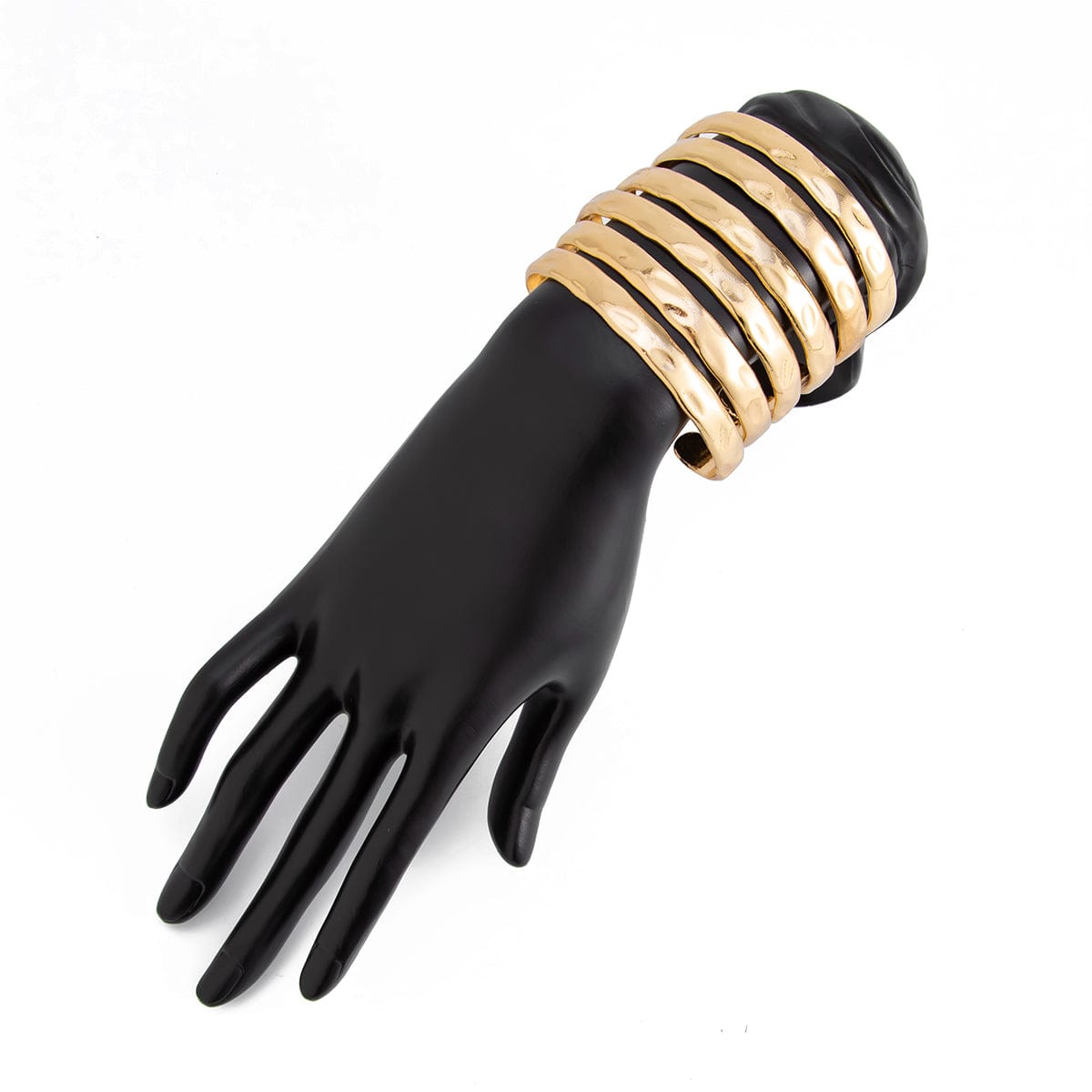 6 Pcs Classic Gold Silver Plated Glossy Bangle Bracelet Set - ArtGalleryZen