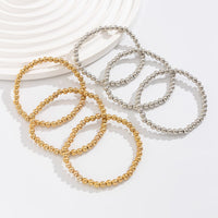 Thumbnail for 6 Pcs Two Tone Ball Chain Stackable Bracelet Set