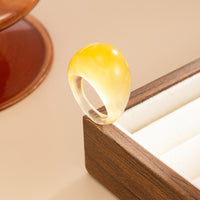 Thumbnail for Chunky Resin Ring - Bold Minimalist Statement Jewelry for Women