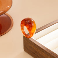 Thumbnail for Chunky Resin Ring - Bold Minimalist Statement Jewelry for Women