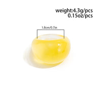 Thumbnail for Chunky Resin Ring - Bold Minimalist Statement Jewelry for Women