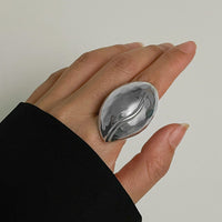 Thumbnail for Abstract Chunky Gold Silver Plated Waterdrop Ring