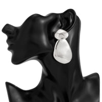 Thumbnail for Abstract Glossy Duo Waterdrop Stud Earrings - ArtGalleryZen