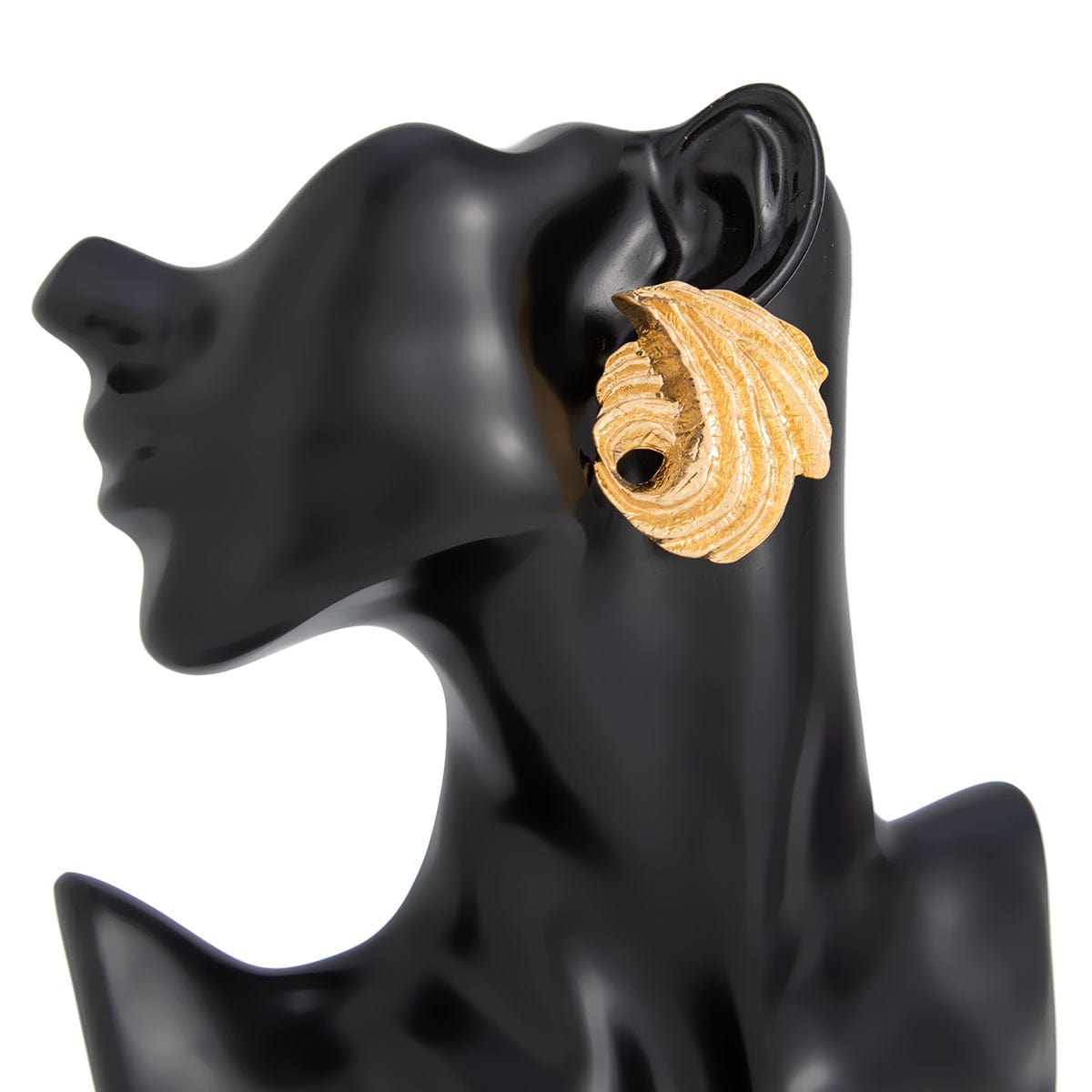 Abstract Gold Silver Plated Wing Shaped Stud Earrings - ArtGalleryZen