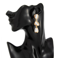 Thumbnail for Abstract Pearl Waterdrop Dangle Earrings - ArtGalleryZen