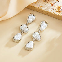 Thumbnail for Abstract Pearl Waterdrop Dangle Earrings - ArtGalleryZen