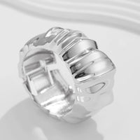 Thumbnail for Abstract Pumpkin Pattern Wide Cuff Bangle Bracelet - ArtGalleryZen