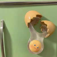 Thumbnail for Adorable Smiling Broken Egg Fridge Magnet - ArtGalleryZen