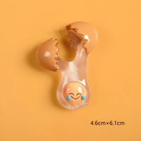 Thumbnail for Adorable Smiling Broken Egg Fridge Magnet - ArtGalleryZen