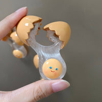 Thumbnail for Adorable Smiling Broken Egg Fridge Magnet - ArtGalleryZen