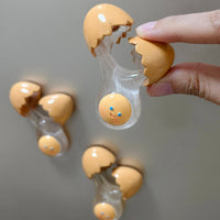 Thumbnail for Adorable Smiling Broken Egg Fridge Magnet - ArtGalleryZen