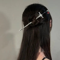 Thumbnail for Ancient Style Crystal Pendant Sword Hair Fork Hair Pin