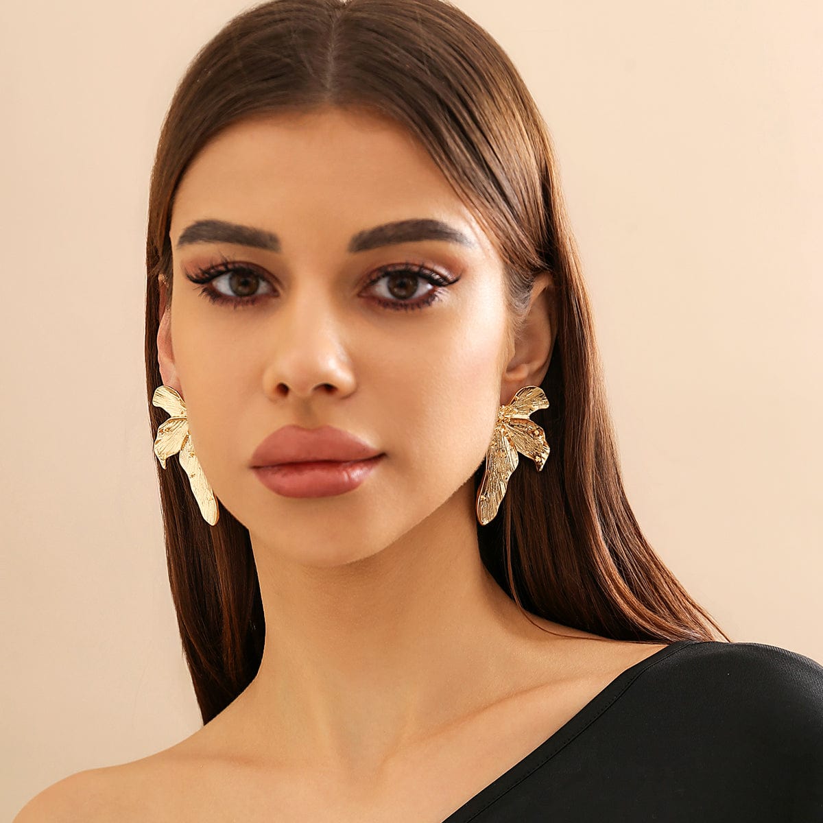 Attractive Gold Silver Plated Butterfly Wings Earrings - ArtGalleryZen
