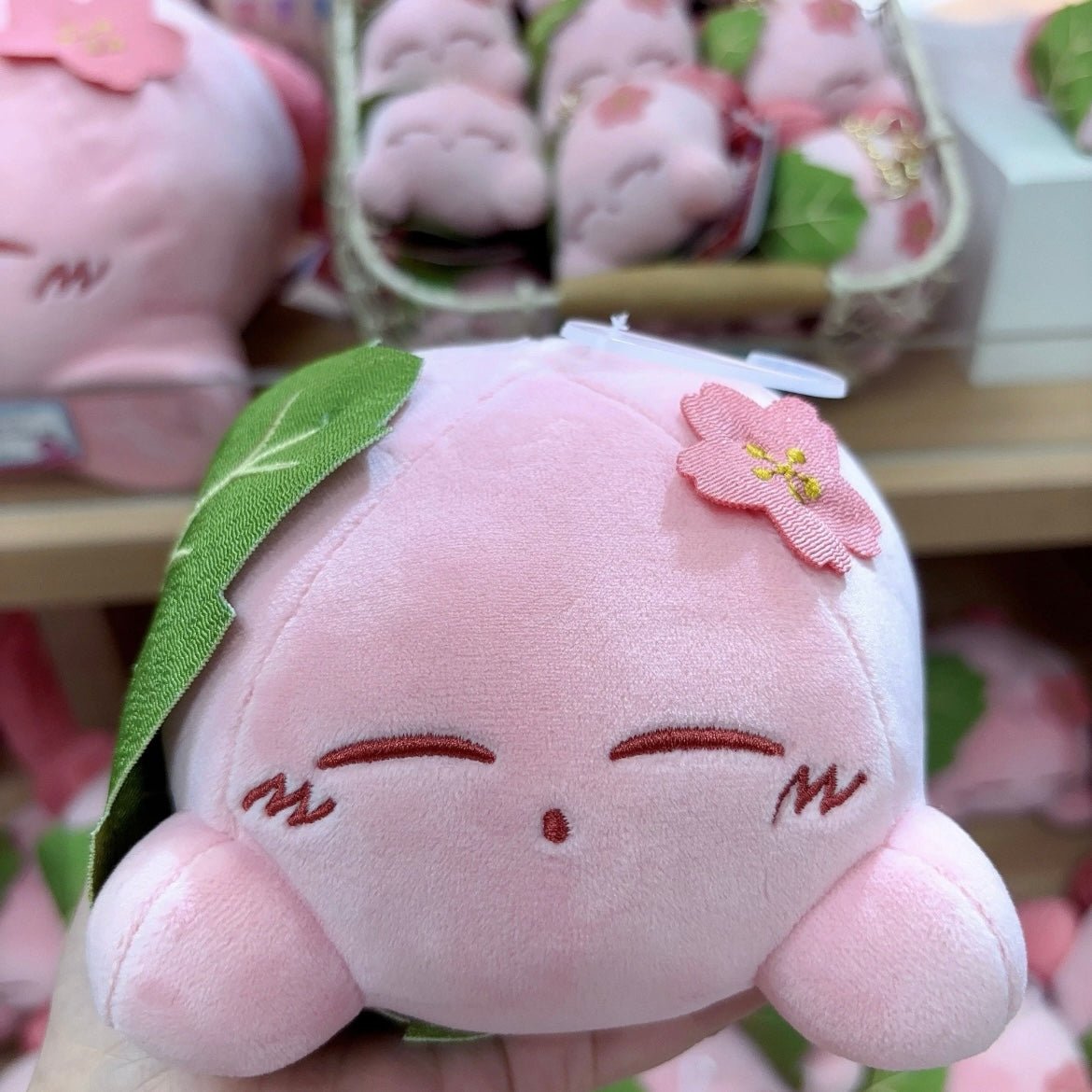 Authentic Cute Kirby Sakura Mochi Plush Doll - ArtGalleryZen