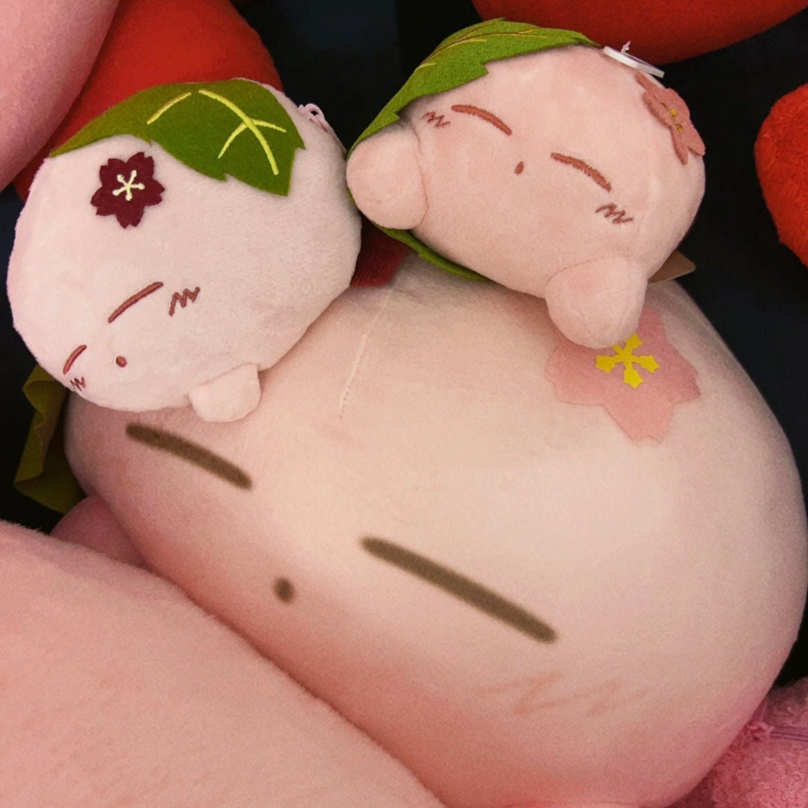 Authentic Cute Kirby Sakura Mochi Plush Doll - ArtGalleryZen