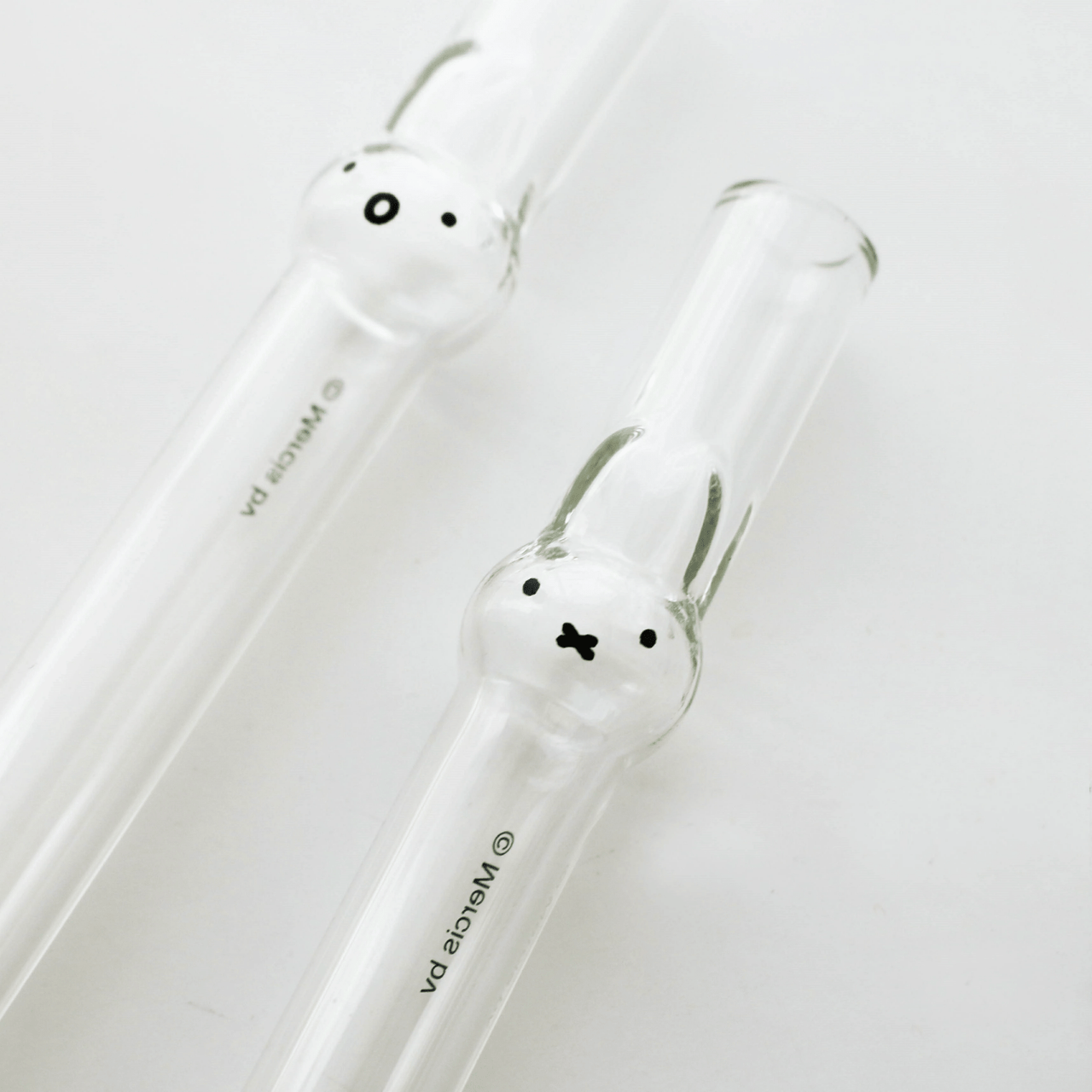 Authentic Goodglas Miffy Handmade Glass Straw - ArtGalleryZen