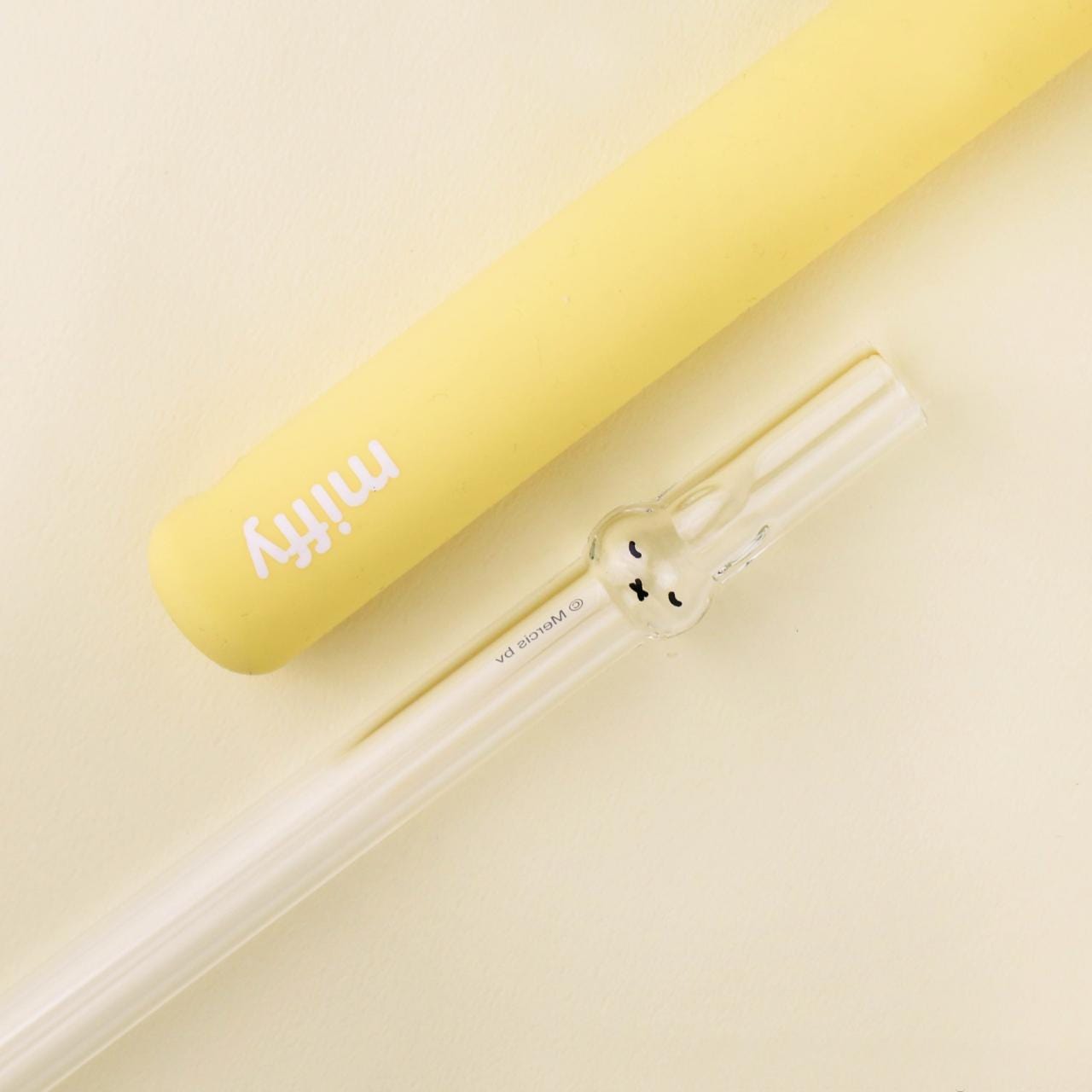 Authentic Goodglas Miffy Handmade Glass Straw - ArtGalleryZen