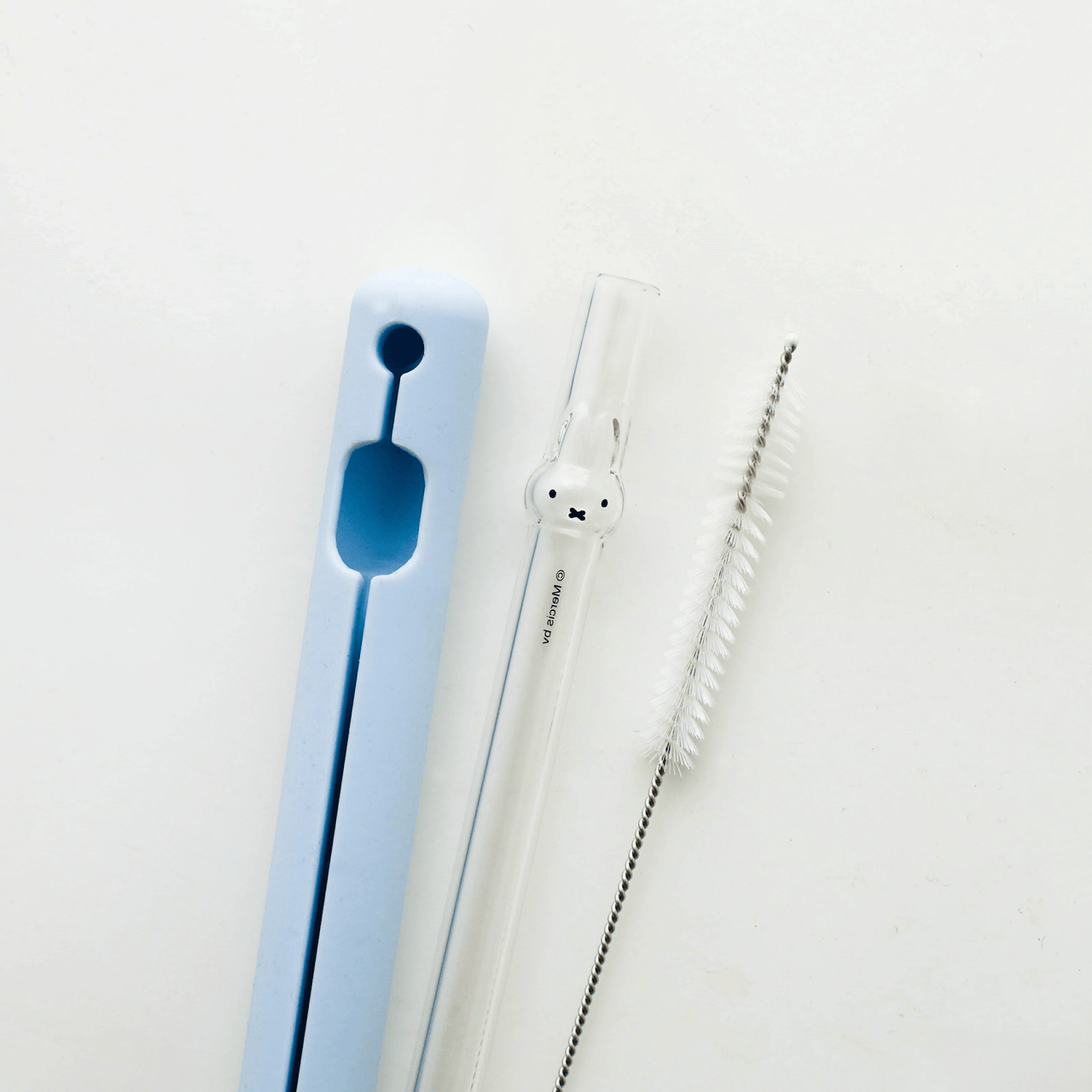 Authentic Goodglas Miffy Handmade Glass Straw - ArtGalleryZen