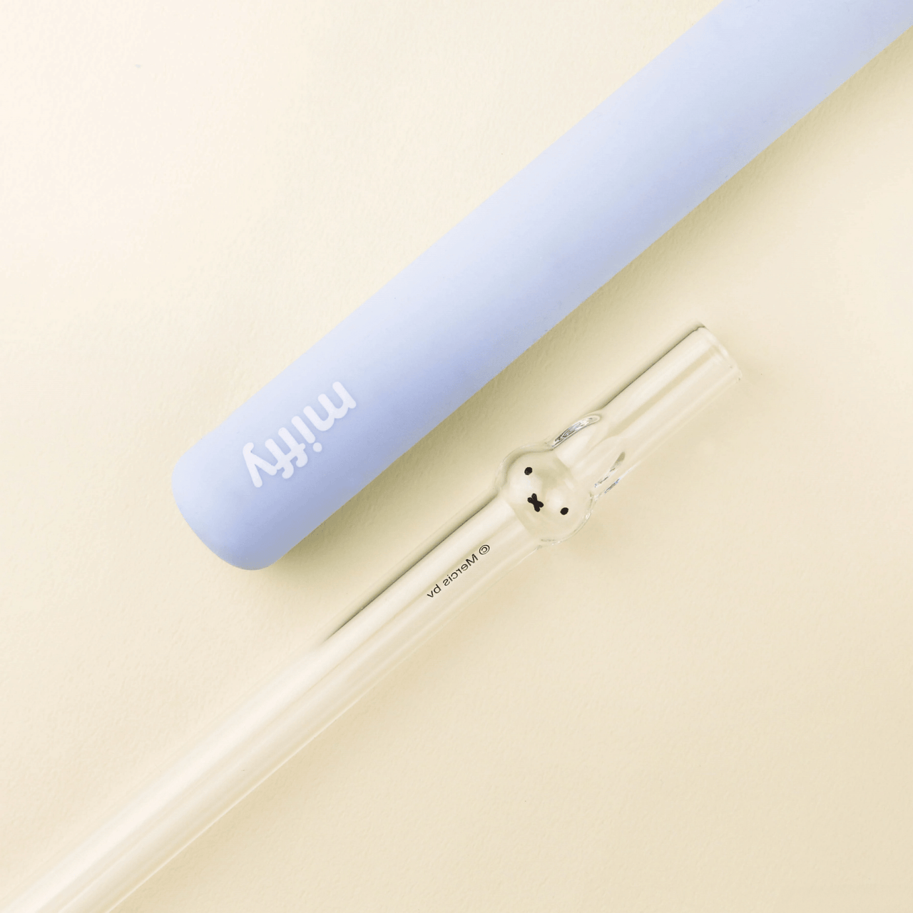 Authentic Goodglas Miffy Handmade Glass Straw - ArtGalleryZen