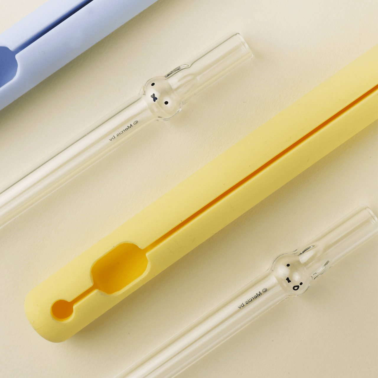 Authentic Goodglas Miffy Handmade Glass Straw - ArtGalleryZen