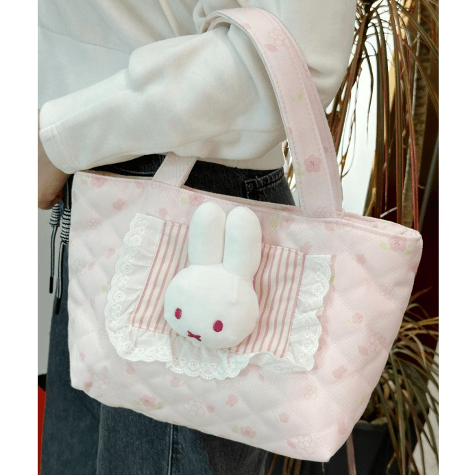 Authentic Kawaii Miffy Lace Tote Bag - ArtGalleryZen
