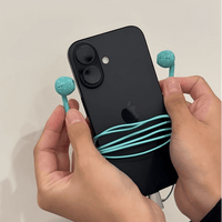 Thumbnail for Authentic Korean AEAE Polka Dot Wired USB - C Earphones - ArtGalleryZen