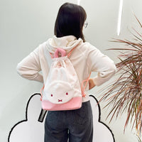 Thumbnail for Authentic Plush Miffy Drawstring Backpack - ArtGalleryZen