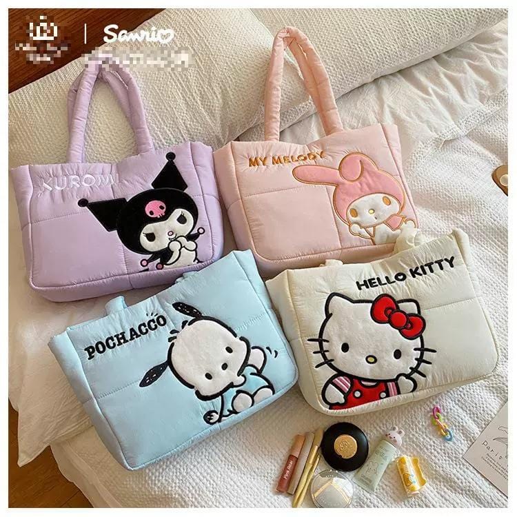 Authentic Sanrio Characters Down-filled Fabric Tote Bag - ArtGalleryZen