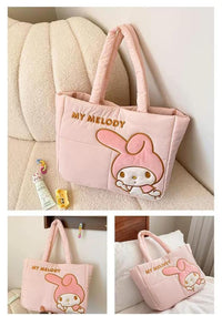 Thumbnail for Authentic Sanrio Characters Down-filled Fabric Tote Bag - ArtGalleryZen