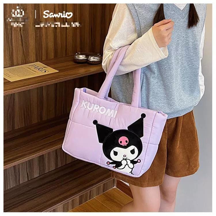 Authentic Sanrio Characters Down-filled Fabric Tote Bag - ArtGalleryZen