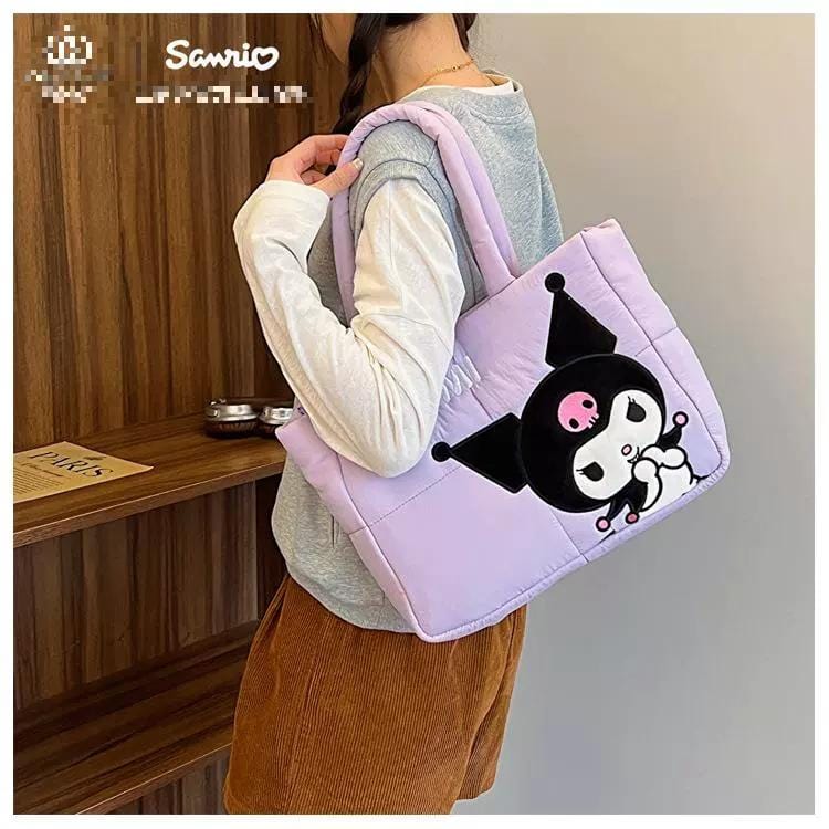 Authentic Sanrio Characters Down-filled Fabric Tote Bag - ArtGalleryZen