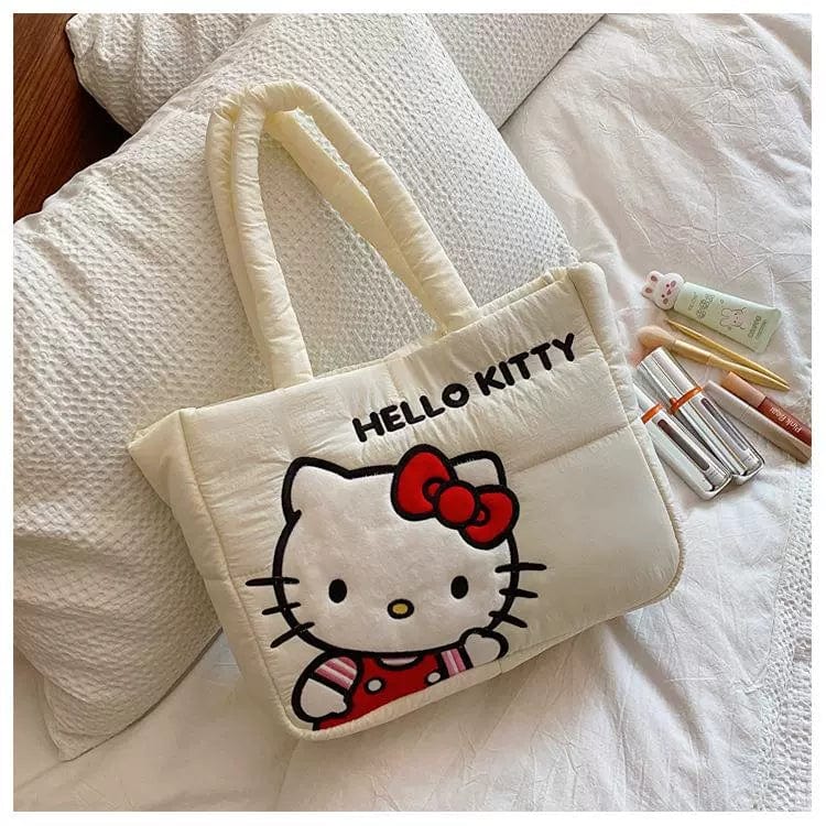 Authentic Sanrio Characters Down-filled Fabric Tote Bag - ArtGalleryZen