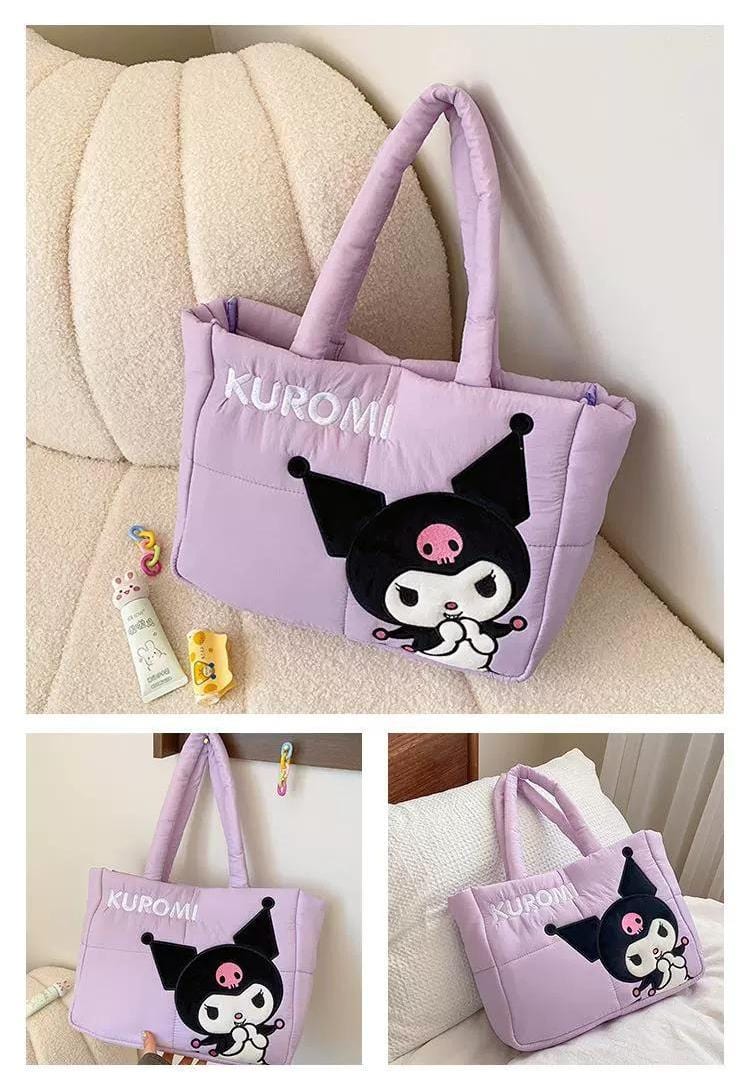 Authentic Sanrio Characters Down-filled Fabric Tote Bag - ArtGalleryZen