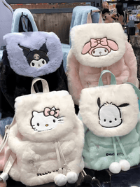 Thumbnail for Authentic Sanrio Characters Plush Backpack - ArtGalleryZen